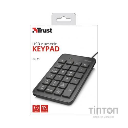 Клавіатура Trust Xalas USb numeric keypad (22221)