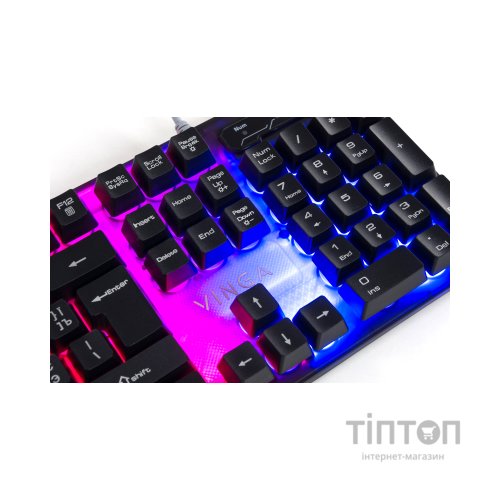 Клавіатура Vinga KB414 black