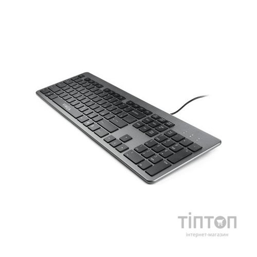 Клавіатура Vinga KB735 black-grey