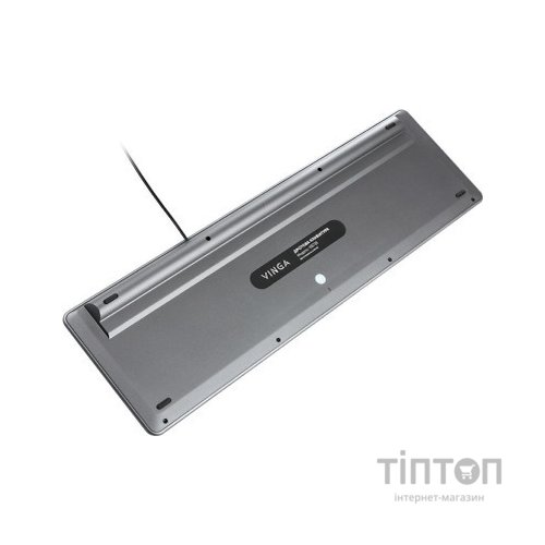 Клавіатура Vinga KB735 black-grey