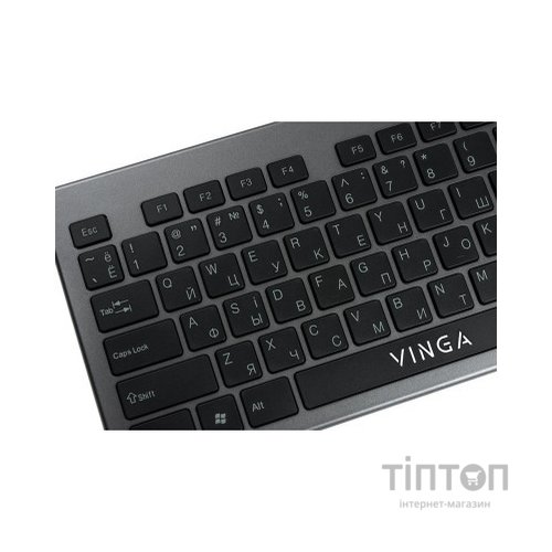 Клавіатура Vinga KB735 black-grey