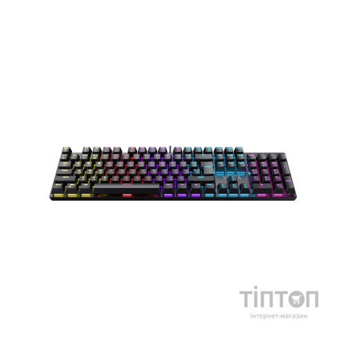 Клавіатура Vinga KBGM-100 LED Blue Switch USB Black (KBGM-100 Black)