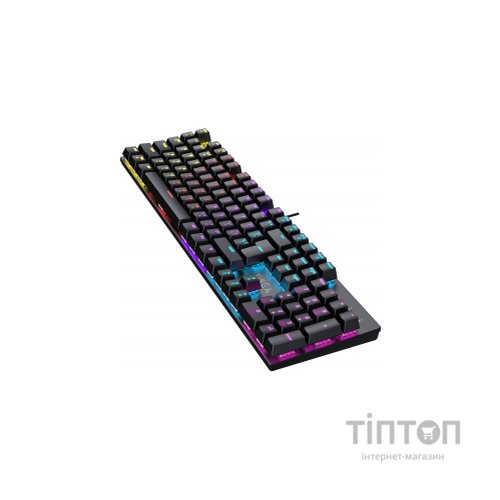 Клавіатура Vinga KBGM-100 LED Blue Switch USB Black (KBGM-100 Black)