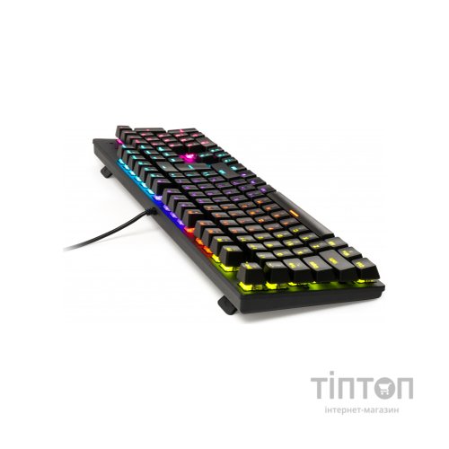 Клавіатура Vinga KBGM-100 LED Blue Switch USB Black (KBGM-100 Black)