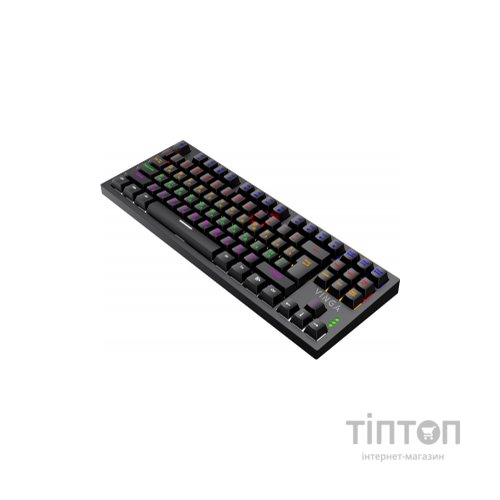 Клавіатура Vinga KBGM-110 87 key LED Blue Switch USB Black (KBGM-110 Black)