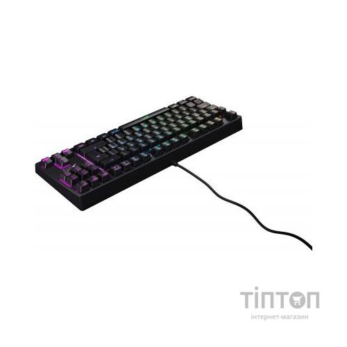 Клавіатура Xtrfy K4 TKL RGB Kailh Red Ukr-Ru Black (XG-K4-RGB-TKL-R-UKR)