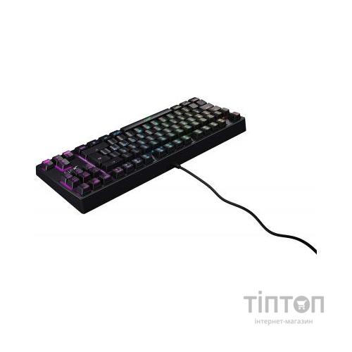 Клавіатура Xtrfy K4 TKL RGB Kailh Red Ukr-Ru Black (XG-K4-RGB-TKL-R-UKR)