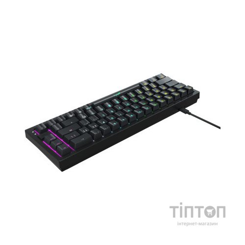 Клавіатура Xtrfy K5 68 keys Kailh Red Hot-swap RGB UA Black (K5-RGB-CPT-BLACK-R-UKR)
