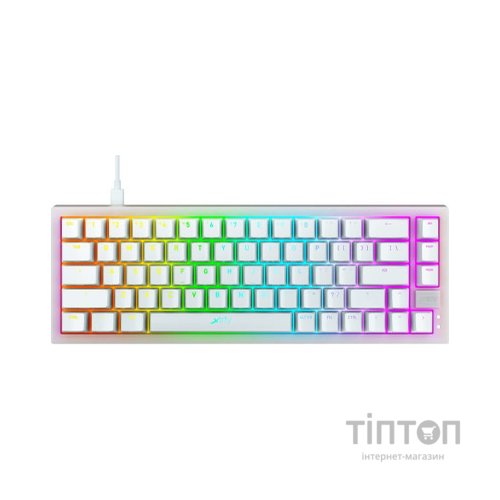 Клавіатура Xtrfy K5 68 keys Kailh Red Hot-swap RGB UA White (K5-RGB-CPT-TPWHITE-R-UKR)