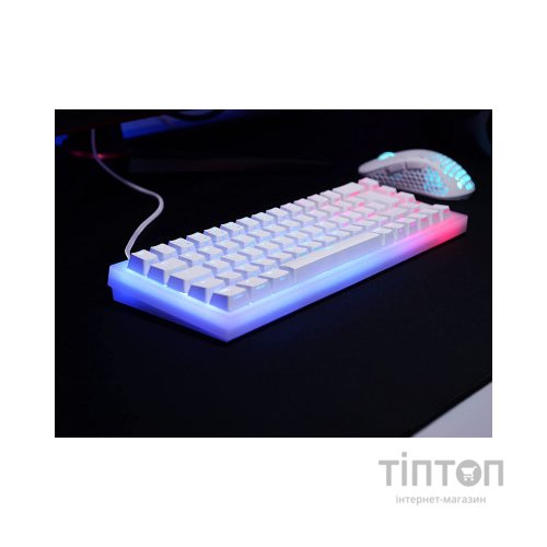 Клавіатура Xtrfy K5 68 keys Kailh Red Hot-swap RGB UA White (K5-RGB-CPT-TPWHITE-R-UKR)