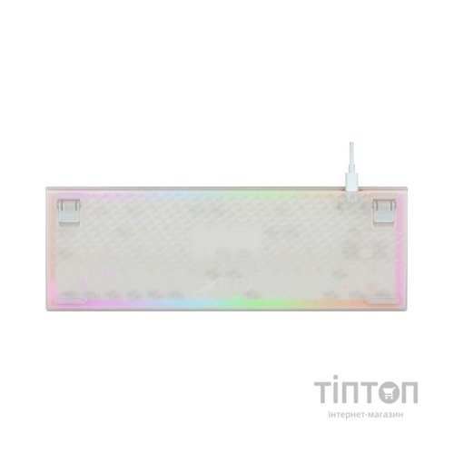 Клавіатура Xtrfy K5 68 keys Kailh Red Hot-swap RGB UA White (K5-RGB-CPT-TPWHITE-R-UKR)