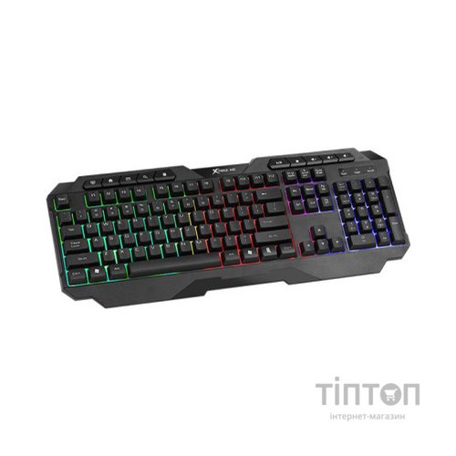 Клавіатура Xtrike ME KB-306 LED USB UA Black (KB-306UA)