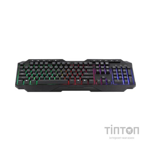 Клавіатура Xtrike ME KB-306 LED USB UA Black (KB-306UA)
