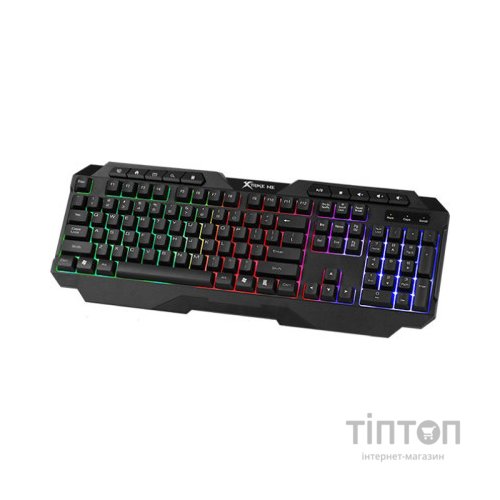 Клавіатура Xtrike ME KB-306 LED USB UA Black (KB-306UA)