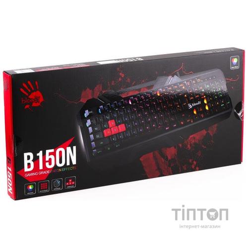 Клавиатура A4Tech B150N Bloody Black USB