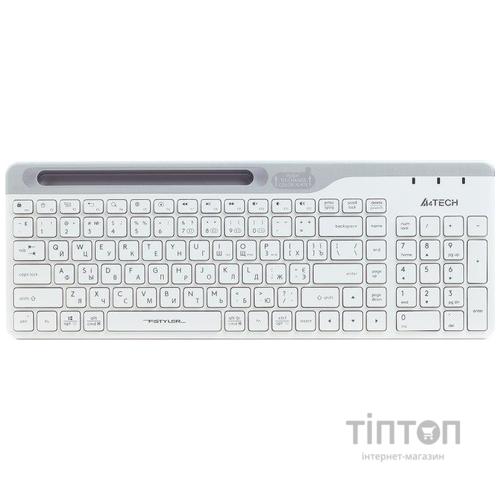 Клавіатура бездротова A4Tech Fstyler FBK25 White