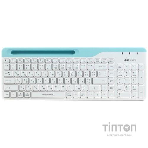 Клавіатура бездротова A4Tech Fstyler FBK25 White