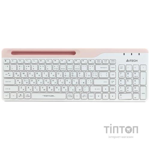 Клавіатура бездротова A4Tech Fstyler FBK25 White