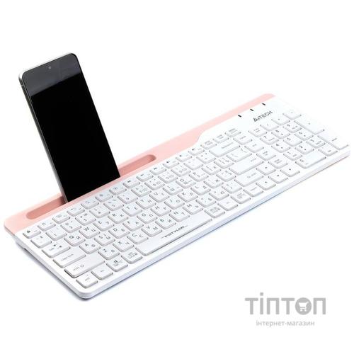 Клавіатура бездротова A4Tech Fstyler FBK25 White