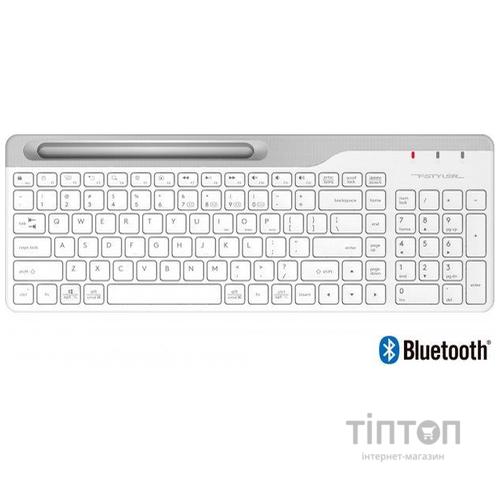 Клавіатура бездротова A4Tech Fstyler FBK25 White