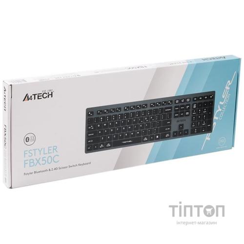 Клавиатура A4Tech FBX50C Grey