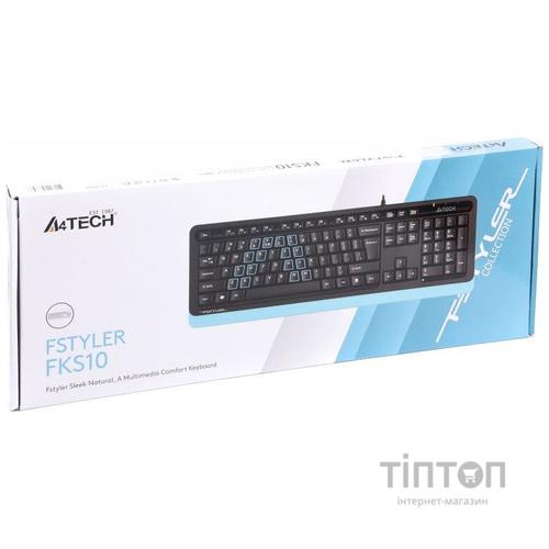 Клавиатура A4Tech Fstyler FKS10 Blue USB