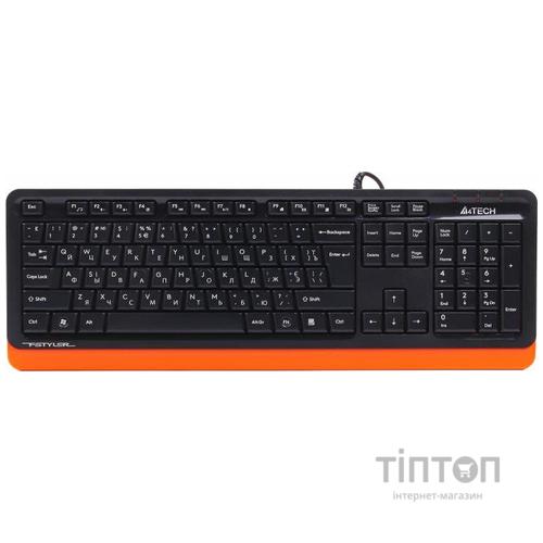 Клавиатура A4Tech Fstyler FKS10 Orange USB
