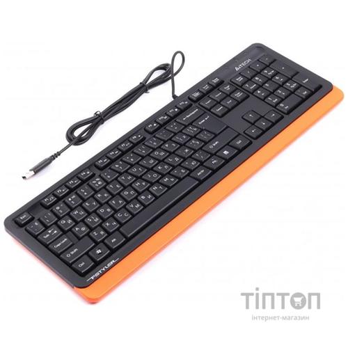 Клавиатура A4Tech Fstyler FKS10 Orange USB