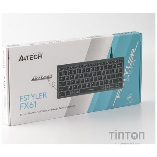Клавіатура A4Tech Fstyler FX61 Grey