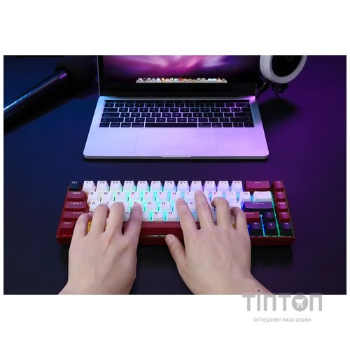 Клавиатура беспроводная Motospeed BK67 Longhua Red Red (mtbk67rmr)