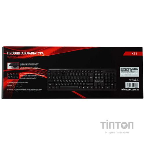 Клавиатура FrimeCom K11 Black USB