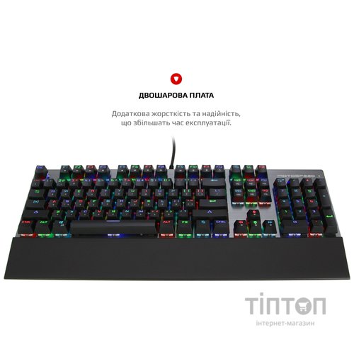 Клавиатура Motospeed CK108 Outemu Blue Silver USB