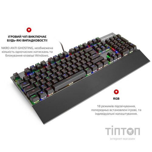 Клавиатура Motospeed CK108 Outemu Blue Silver USB