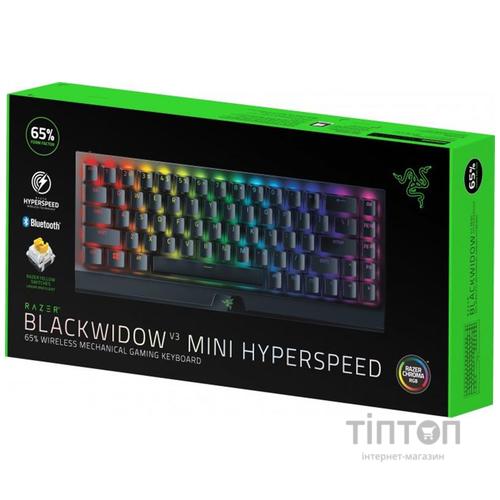 Клавиатура Razer BlackWidow V3 Mini Hyperspeed Yellow Switch RU (RZ03-03890700-R3R1) USB