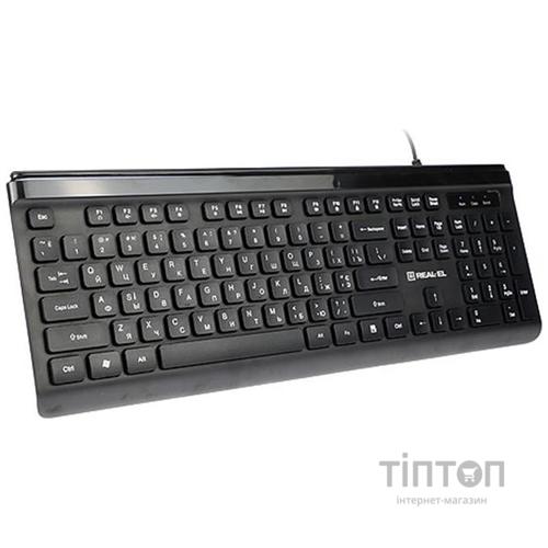 Клавиатура REAL-EL Comfort 7085 Black USB UAH