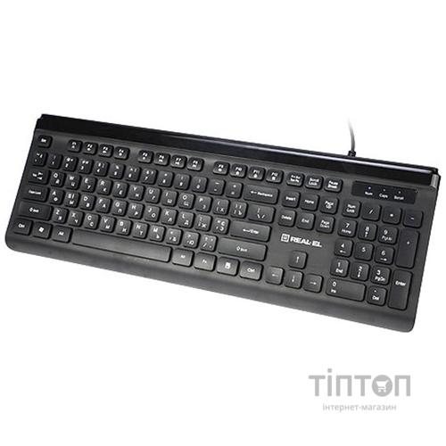 Клавиатура REAL-EL Comfort 7085 Black USB UAH