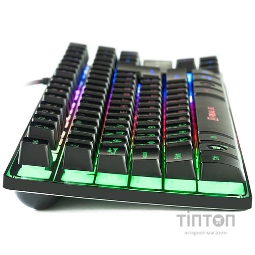 Клавиатура REAL-EL Gaming 8710 TKL Backlit Ukr Black