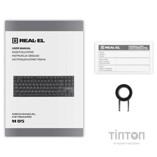 Клавиатура REAL-EL M 05 Grey