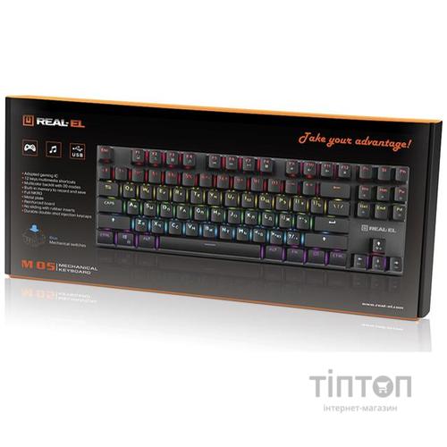 Клавиатура REAL-EL M 05 Grey