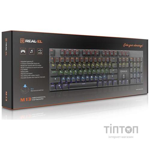 Клавиатура REAL-EL M 13 Grey