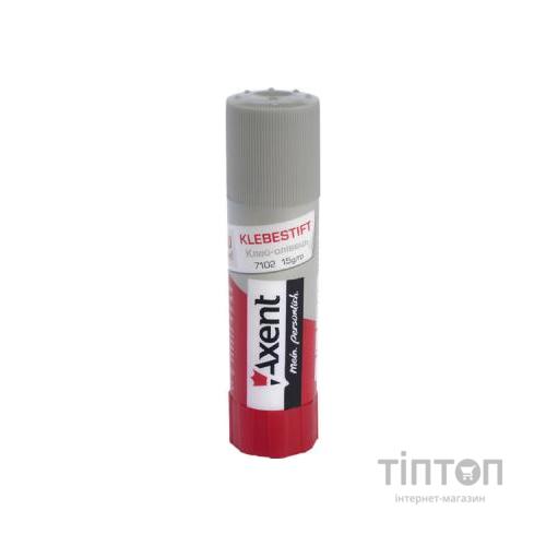 Клей Axent Glue stick PVA, 15 g (display) (7102-А)