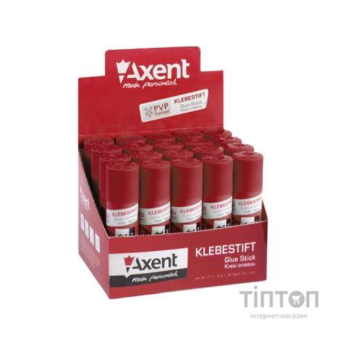Клей Axent Glue stick PVP, 8 g (display) (7111-А)
