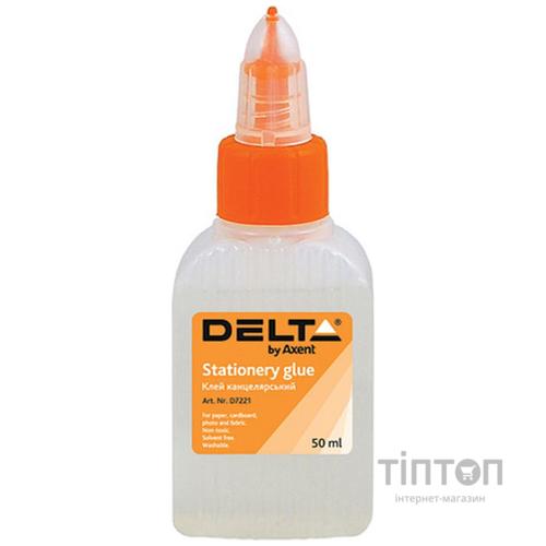 Клей Delta by Axent Stationery glue, polymer, 50 мл, cap dispenser (D7221)