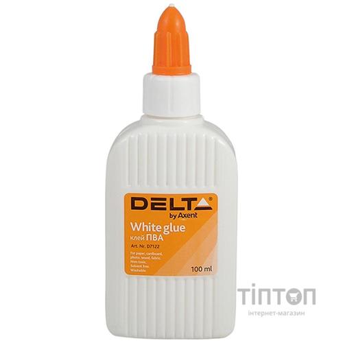 Клей Delta by Axent White glue, PVA, 100 мл, cap dispenser (D7122)