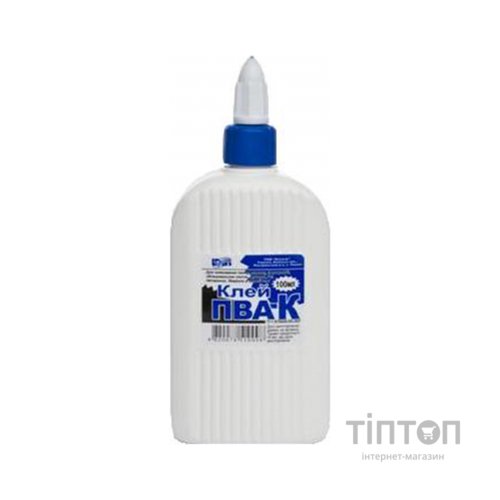Клей КіП ПВА-К 100 мл із супер ковпачком (GLUE-KIP-PVA-100ML)