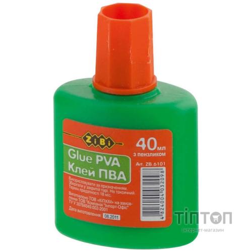 Клей ZiBi PVA 40 мл, with a brush (ZB.6101)