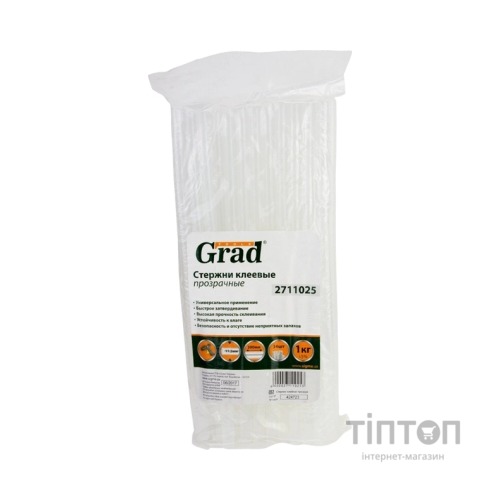 Клейові стержні Grad 11.2×300мм 1кг прозорі (2711025)