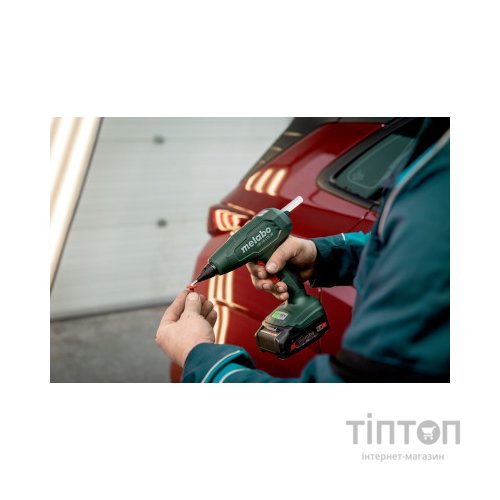 Клейовий пістолет Metabo HK 18 LTX 20, 18В, стрижні 11мм, подача 20г/хв (без АКБ та ЗП) (600797850)