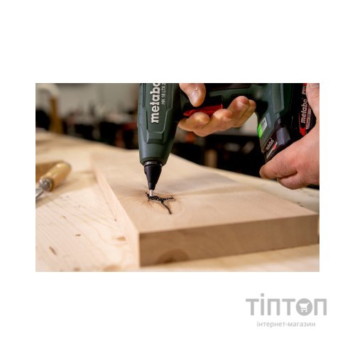 Клейовий пістолет Metabo HK 18 LTX 20, 18В, стрижні 11мм, подача 20г/хв (без АКБ та ЗП) (600797850)