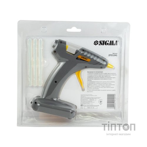 Клейовий пістолет Sigma автономний 8мм 8Вт/6В (2721241)